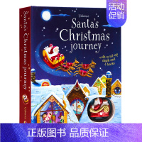 [圣诞之旅轨道书]Santa's Christmas Journey with Wind-Up Sleigh [正版]U