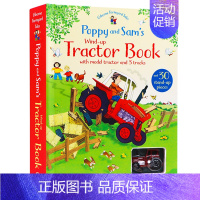 [拖拉机轨道书]Poppy and Sam's Wind-Up Tractor [正版]Usborne 发条轨道书 Wi