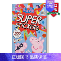 小猪佩奇超级贴纸活动书 [正版]小猪佩奇超级贴纸活动书 英文原版 Peppa Pig Super Stickers Ac