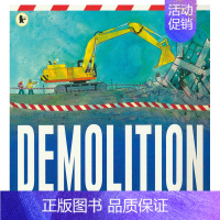 挖掘机 [正版]Demolition Roadworks Construction 工程机械认知绘本 挖掘机 交通工具
