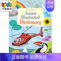 [正版]英文原版儿童全彩插画英语字典 usborne出版 Junior Illustrated English Dict