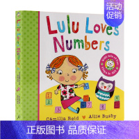 露露爱数字 纸板书 [正版]Lulu系列英文原版绘本 我爱露露系列 趣味翻翻书 精装触摸操作书 启蒙图书 Lulu'