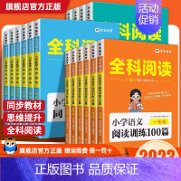 [共2本]语文阅读训练+英语阅读训练 小学四年级 [正版]2023新版 全科阅读一二三年级四五六年级上下册小学语文英语年