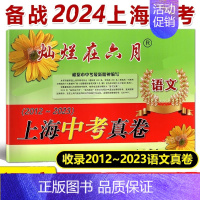 灿烂在六月 中考真卷 语文 上海 [正版]2024年版 灿烂在六月 中考语文真卷 上海市历年中考语文真题试卷集含答案 中