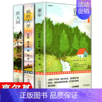 [高尔基自传三部曲]童年在人间我的大学 [正版]全3册 童年 高尔基三部曲 在人间我的大学完整版经典名著小学生四五六年级