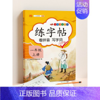 [一年级上册]同步练字帖 小学通用 [正版]小学生语文同步练字帖一年级二年级三四五六年级上册下册人教版练字本看拼音写词语