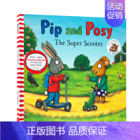 [正版]送音频英文原版绘本 Pip and Posy The Super Scooter 波西和皮普滑板车 儿童启蒙平