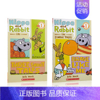 [正版]英文原版进口Hippo & Rabbit in 河马和兔子系列2本 中小学生英语课外阅读读物趣味性幽默搞笑桥梁