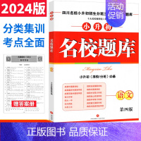 小学六年级 [正版]名校题库语文四川名校小升初招生分班三年真题分类题库语文成都小考总复习四川省十大名校小升初择校分班语文