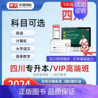 英语+计算机+大学语文 四川专升本VIP高端班 [正版]直营VIP高端班 库课2024四川专升本网课 库课网校四川统招专