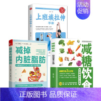 [正版]减糖饮食+上班族拉伸手册+减掉内脏脂肪半日断食计划表 日本的控糖半天断食法 10条饮食规则 14种饮食方式 9