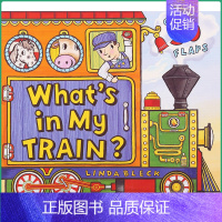 [正版]凯迪克图书 点读版 What's in my train 翻翻书单册 好饿的毛毛虫点读笔配套书 英文原版绘本