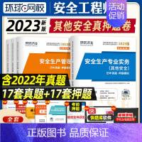 [其他安全]真题+模拟 全套 [正版]环球网校2023年新版注册安全师工程师考试用书历年真题模拟押题试卷习题其他建筑化工