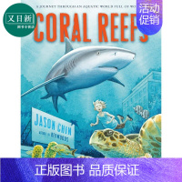 [正版]Jason Chin Coral Reefs 大堡礁 陈振盼绘本 英文原版 进口图书 儿童绘本 故事图画书