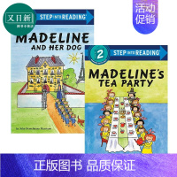 [正版]兰登阅读进阶2系列 玛德琳2册套装 Madeline Step into Reading 2 英文原版 进口童