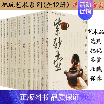 [正版]全12册把玩艺术系列图书礼盒手串紫砂壶和田玉等艺术品杂项收藏与鉴赏鉴定品鉴选购知识全套如同马未都说观复嘟嘟篇醉