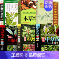 [正版]精编6册中草药原色图谱+本草纲目原色图谱+中国药典中药原色图谱+延年益shou中草药应用+本草纲目+图解中草药