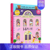 [正版]House 静电贴纸书-房屋设计师 进口原版
