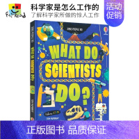 [正版]Usborne Jobs People Do What Do Scientists Do?STEM 尤斯伯恩