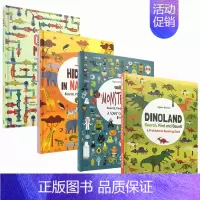 儿童寻物数数书 4册 [正版]Search, Find & Count Collection 儿童英语寻物数数书 4册套