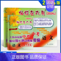 2024中考模拟测试精编[语文+答案] 九年级/初中三年级 [正版]2024版灿烂在六月中考语文数学英语物理化学 试卷+