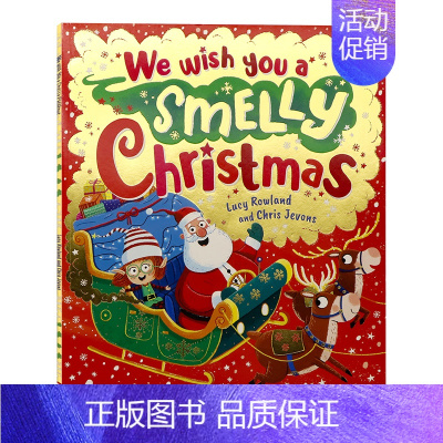 祝你圣诞快乐 [正版]圣诞绘本 圣诞倒数日历书 Merry Christmas 机关操作书 Jingle Bells 英