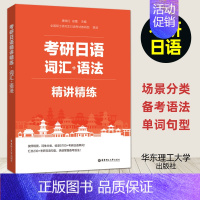 考研日语 [正版] 考研日语精讲精练 词汇+语法 考研公共日语203科目指南 日语考研单词句型书 专项训练 词汇书 语法