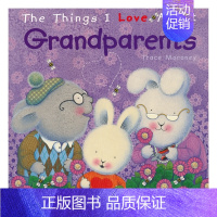 我爱爷爷奶奶 [正版]The Things I Love About 毛毛兔儿童情绪管理绘本8册 亲子共读英语故事读物