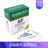 巴朗AP心理学卡片 第4版 [正版]英文原版 巴朗AP心理学 新版 Barron's AP Psychology Wit