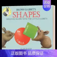 棕兔的形状 [正版]White Rabbit's Colors 白兔子的颜色 英文原版绘本 英文版儿童英语启蒙早教认知