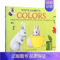 白兔的颜色 [正版]White Rabbit's Colors 英文原版绘本 白兔的颜色 儿童颜色启蒙 吴敏兰绘本123