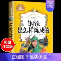 钢铁是怎样炼成的 [正版]兔子坡注音版 适合小学生一年级二年级三年级下册课外书必读的书目老师经典书籍上册儿童漫画绘本故事