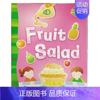 Fruit Salad [正版]原版进口培生英语分级阅读绘本聪明老鼠系列绿色三鼠/中级《Fruit Salad水果沙拉》