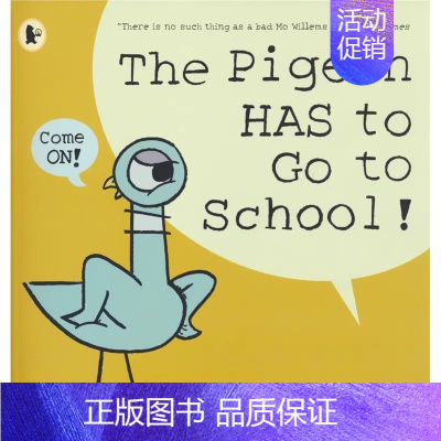 鸽子去上学 [正版]英文原版绘本 The Pigeon Mo Willems 鸽子系列 幼儿早教启蒙绘本 儿童安全教育读