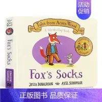 [正版]英文原版绘本 Tales From Acorn Wood: Fox's Socks 狐狸的袜子启蒙纸板翻翻书