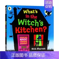 [正版]女巫的厨房有什么 英文原版绘本 What's in the Witch's Kitchen 吴敏兰书单英文版翻翻