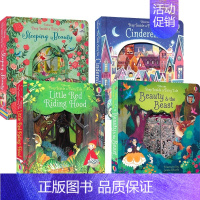 美女与野兽&小红帽&睡美人&灰姑娘 [正版]尤斯伯恩偷偷看里面系列 Usborne Peep Inside 儿童经典童话
