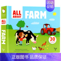 [正版]Twirl农场翻翻机关操作书 英文原版绘本 All About Farm 幼儿SETAM科普启蒙 精装农场动物主