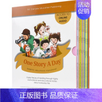 初中 [正版]One Story A Day 一天一个故事 幼儿 小学 初中 365个故事 12册盒装 儿童英语课外阅读