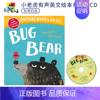 [正版]Bug Bear Book & CD Set 粘熊的虫 儿童英语读物 趣味全彩插图 幼儿睡前故事 有声儿童英语绘