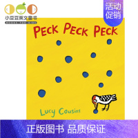 [正版]小豆豆英文童书 Peck Peck Peck 笃 笃 笃《小鼠波波Maisy》作者Lucy Cousins 经典