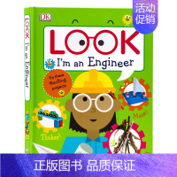 [正版]DK 看看我是工程师 英文原版绘本Look I'm An Engineer儿童职业体验认知启蒙stem科普读物幼