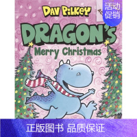 小龙的圣诞节 [正版]Dav Pilkey Dog Man 1-12 神探狗狗的冒险 精装平装 儿童英语漫画章节书 7-