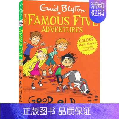 五伙伴历险记 4 [正版]英文原版 Enid Blyton Famous Five Colour Reads 五伙伴历险