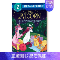 Uni's First Sleepover Uni the Unicorn [正版]99选5华研原版 美国企鹅兰登经典分