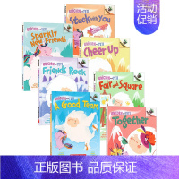 [正版]雪人与独角兽7册套装 英文原版 Unicorn and Yeti 儿童英语认知启蒙故事书 儿童桥梁章节书 英语课