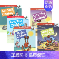 暴躁的蟹蟹 1+2+3+5+6 [正版]A Crabby Book 1-6 暴躁的蟹蟹6册套装 儿童英语漫画书 学乐AC