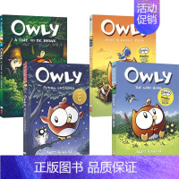 4册套装 [正版]Scholastic Owly 学乐猫头鹰奥莉与毛毛4册 全彩漫画 The Way Home Flyi