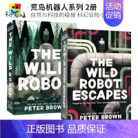 [正版]The Wild Robot 荒岛机器人系列2册 自然与科技的碰撞 青少年科幻冒险小说 凯迪克奖插画师 英语课外