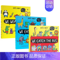 [正版]英文原版绘本We Wear Pants/We Eat Bananas/We Catch the Bus幼儿英语启